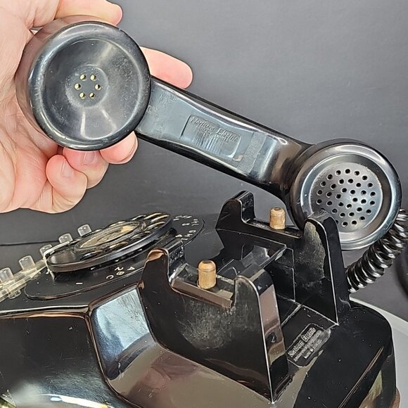 Rare Northern Electric Rotary Desktop Telephone 79/100 1950s Untested - Picture 5 of 16